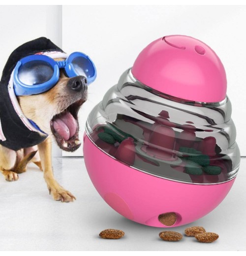 Pet supplies Dog Leaky Food Toy Interactive Dog Cat Toy Food Treat Dispensing Toys Slow Feeder Treat Ball for Pets Increases IQ