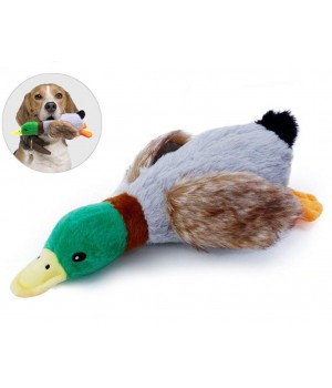 Marvelous Creative Funny Squeaky Duck Dog Toy Stocked Chew Sound Plushdog toys Luxury