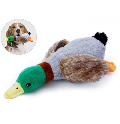 Marvelous Creative Funny Squeaky Duck Dog Toy Stocked Chew Sound Plushdog toys Luxury