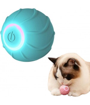 Rarewe Pet Toys Cat Teaser Ball Intelligent Automatic Rolling Jumping Ball Toy Rubber Interactive Smart Ball Toys For Cat Puppy