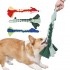 Direct factory interactive dog toy Animal Design Dog Fleece Rope Teaser Toy Replacement to Chase and Tug Interactivet dog Chew