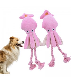 Pet Cuttlefish Plush Toy Pet Training Cartoon Squeaky Dog Toy Cute Soft Sleeping Companion Plush Toys