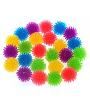 Manufacture Wholesale Pet Toy Assorted Color Furry Cat Toys Kitten Chasing Quiet Play TPR Balls Pet Chew Toys