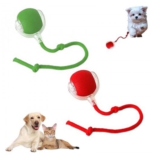 Smart Cat Toy Anti-Depression Pet Fun Lights Toy Gift Upgrade Interactive Cat Toys Ball Motion Activated Electric Rolling Ball