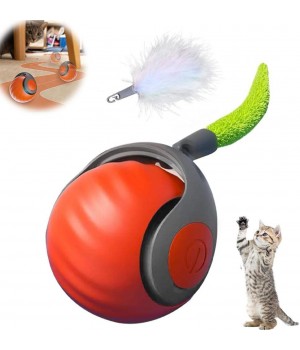 2025 New Arrival Smart Automatic Pet Gravity Dog Training Interactive Rolling Rechargeable Cat Toy Ball