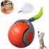 2025 New Arrival Smart Automatic Pet Gravity Dog Training Interactive Rolling Rechargeable Cat Toy Ball