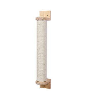 Custom Sisal Rope cat Scratching Post toy Wall Mount Wooden cat Scratching Post For Indoor cats