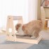 Luxury Pet Cat Furniture Toy Solid Wood Cat Scratcher Post Sisal Multi Function Cat Scratch Post Toys