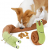 Pet Sniffing Plush Snails Tibetan Food Puzzle Interactive Cat Dog Puzzle Toy Feeder Dog Squeak Toys